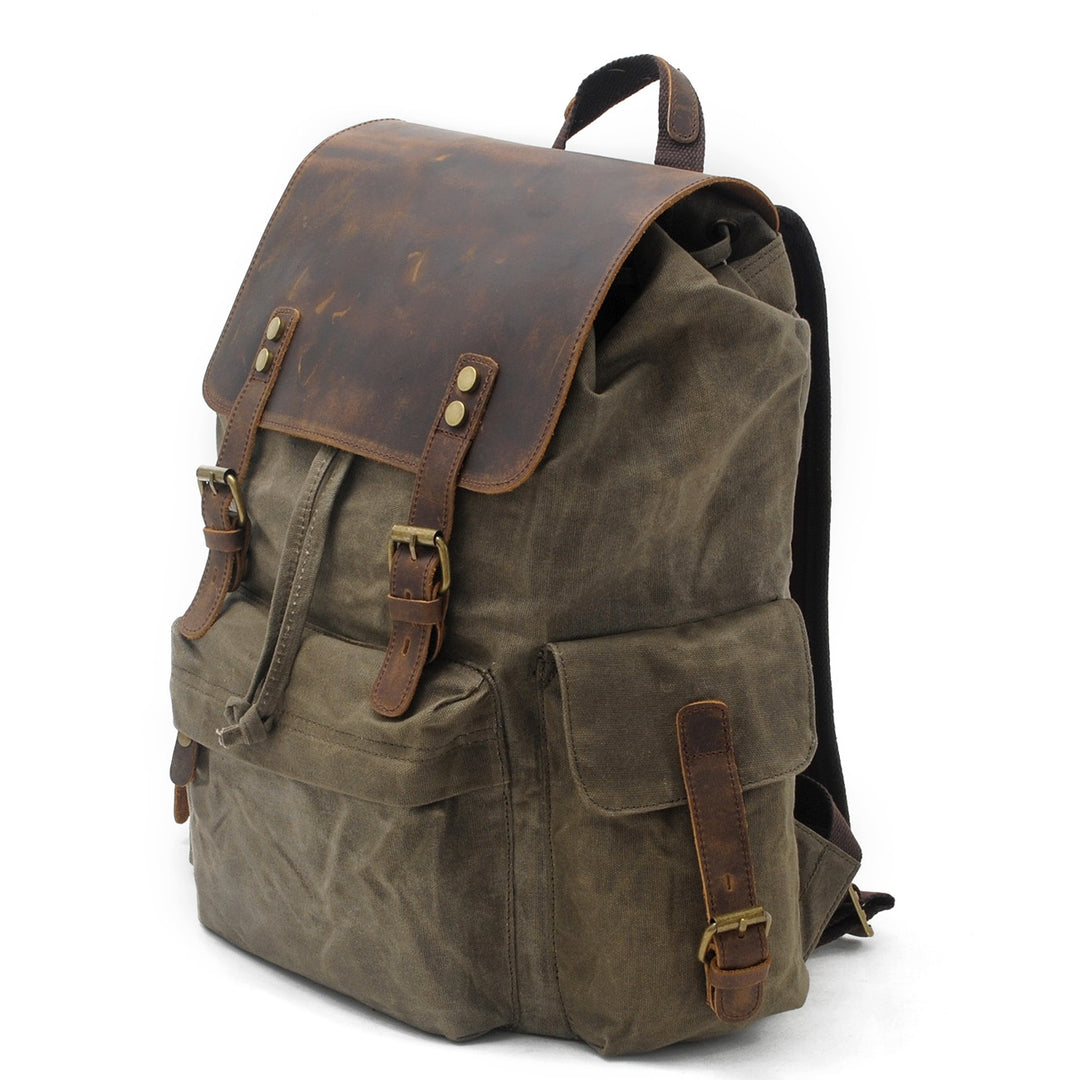 Waxed Canvas Backpack | LATVIA