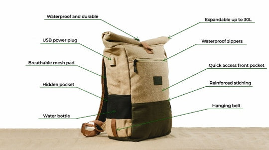 Hemp Backpack | NURI