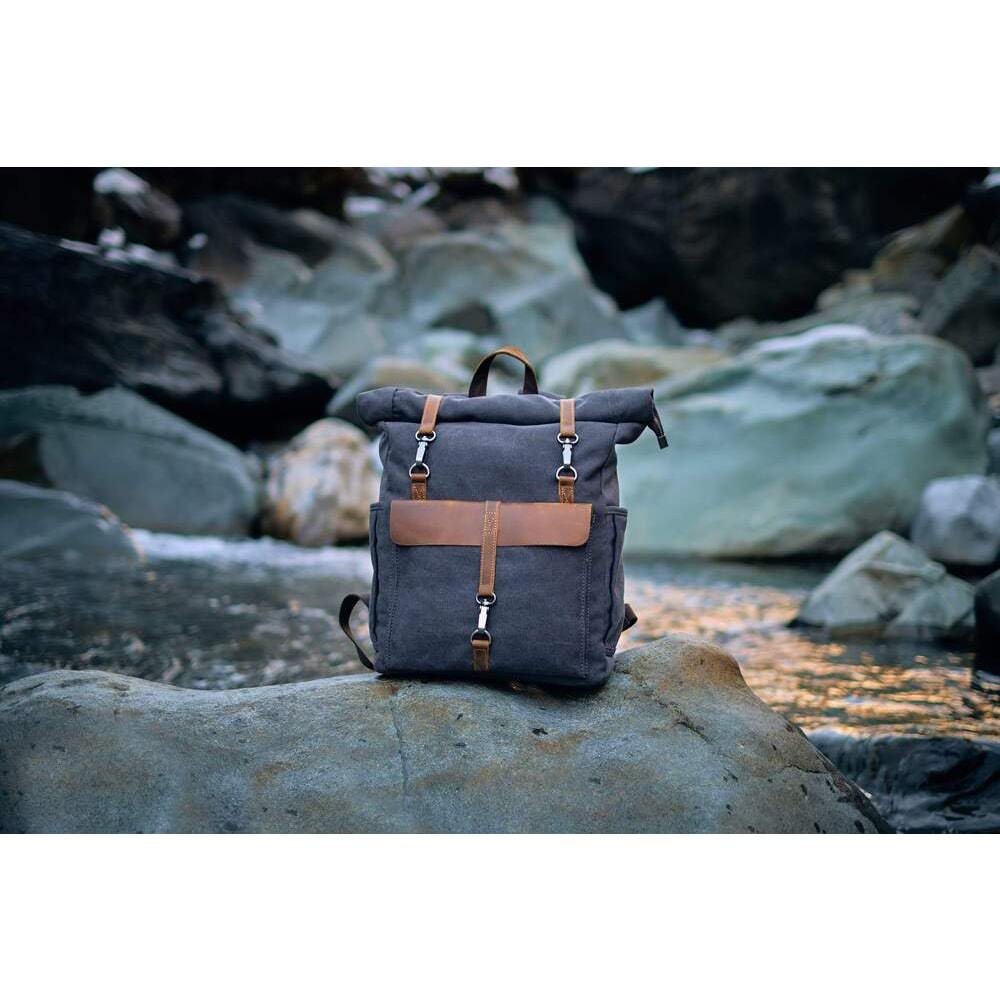 Retro Canvas Rucksack | REYKJAVIK