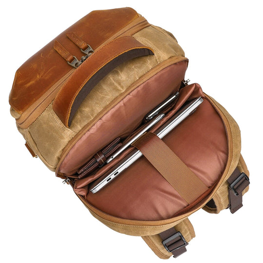 Vintage Canvas Camera Backpack | JOTUNHEIMEN