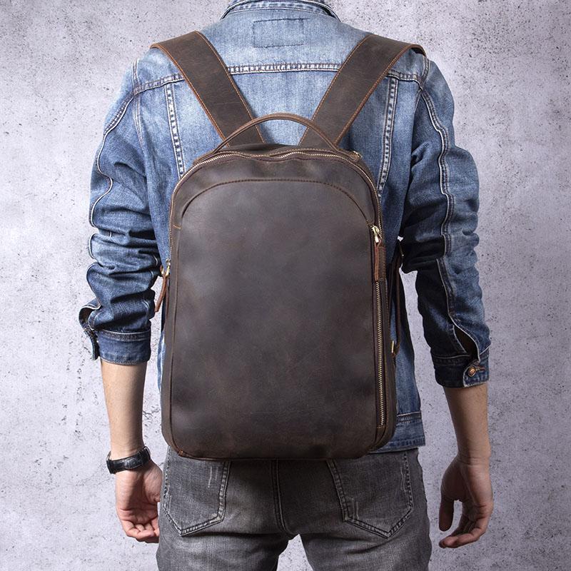 Tan Leather Rucksack | CODA