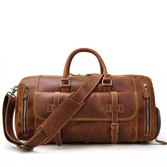 Men's Leather Weekend Bag | MANAGUA