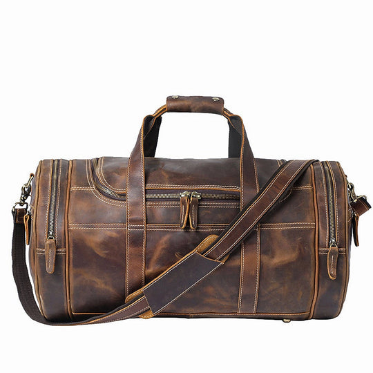 Large Leather Holdall | ASUNCION