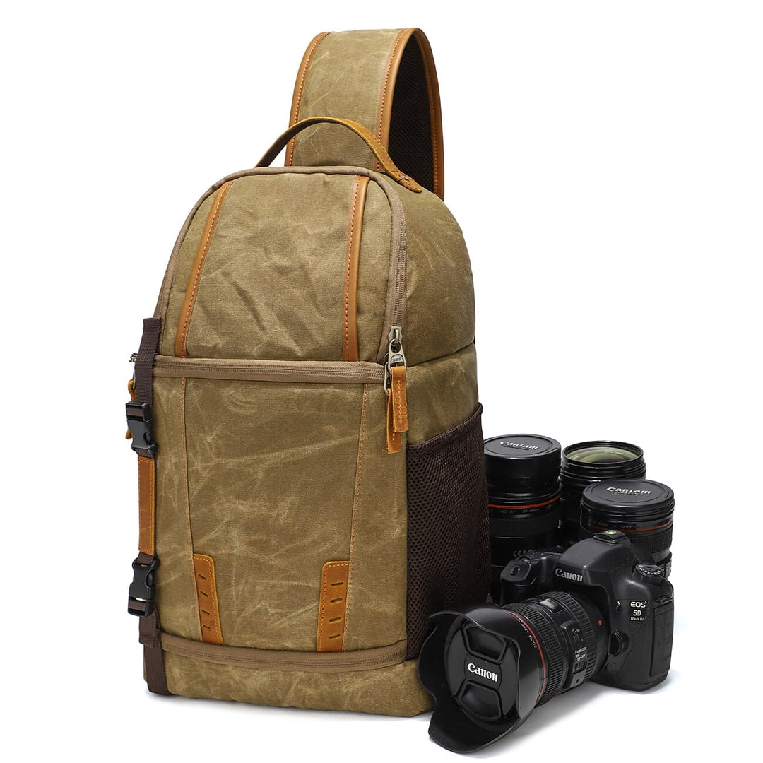 Canvas Camera Sling Bag | FUJI