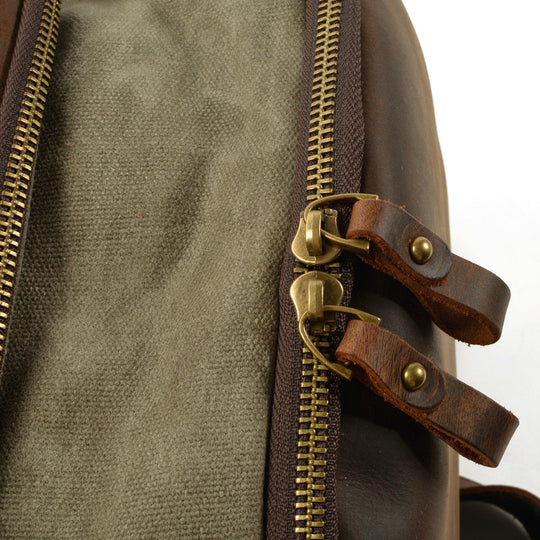 Vintage Canvas Rucksack | AMSTERDAM