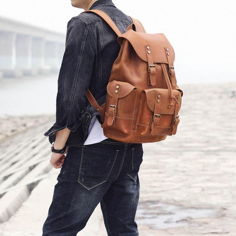 Leather Travel Backpack | WATERLOO