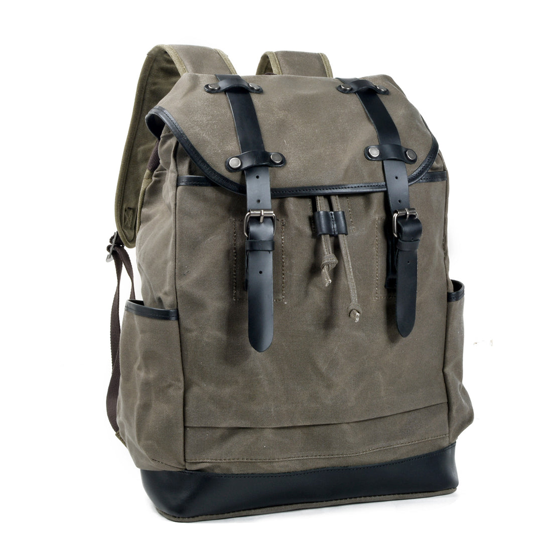 Black Canvas Backpack | GENEVA