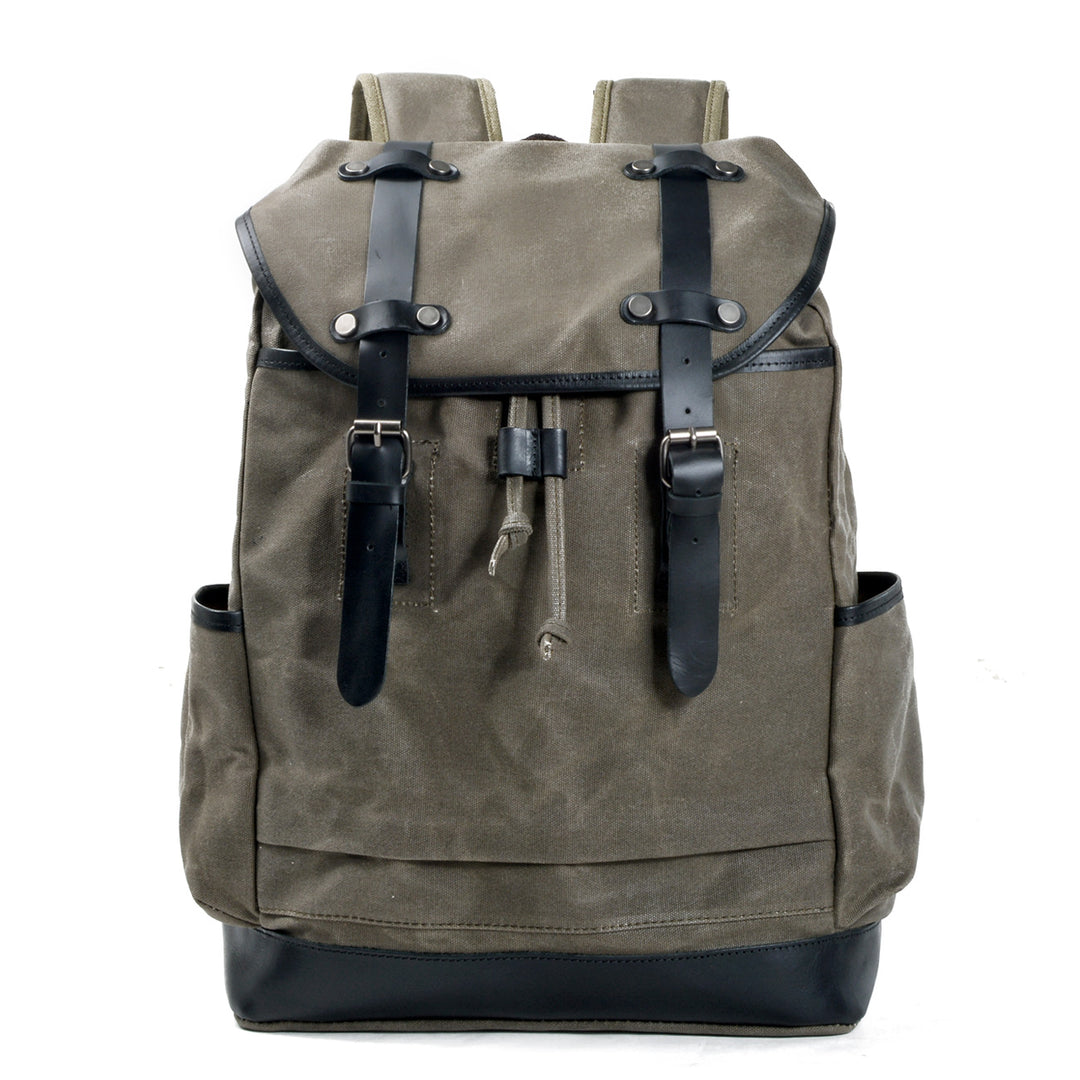 Black Canvas Backpack | GENEVA