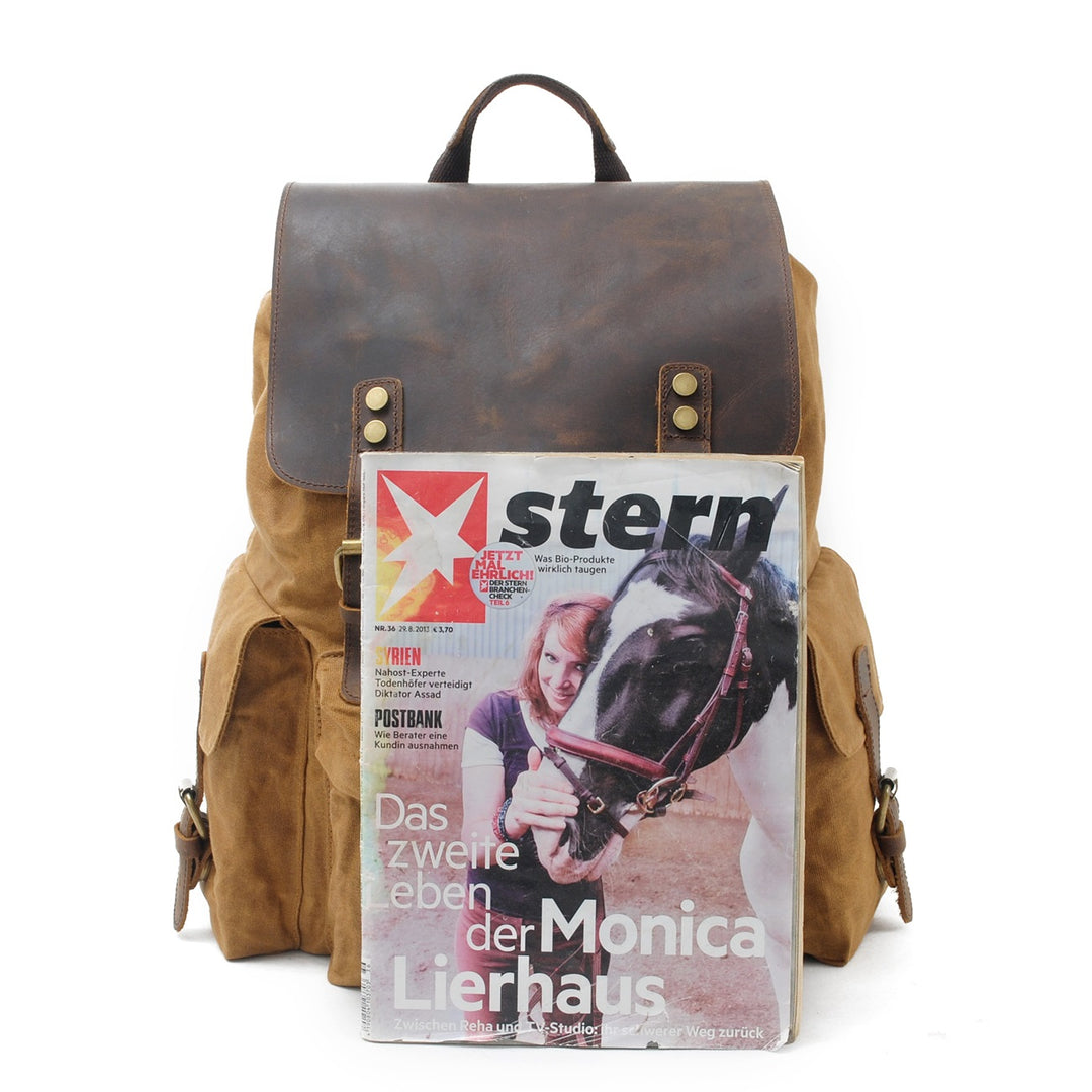 Waxed Canvas Backpack | LATVIA