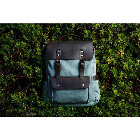 Vintage Canvas Backpack | HELSINKI