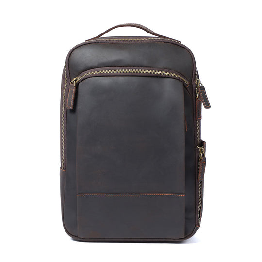 Leather Laptop Rucksack | ROSKA