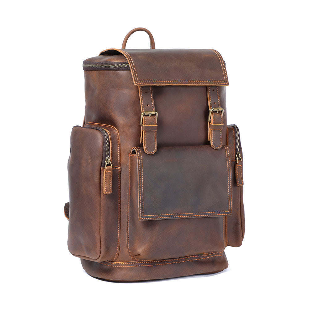 Leather Laptop Backpack | HORE