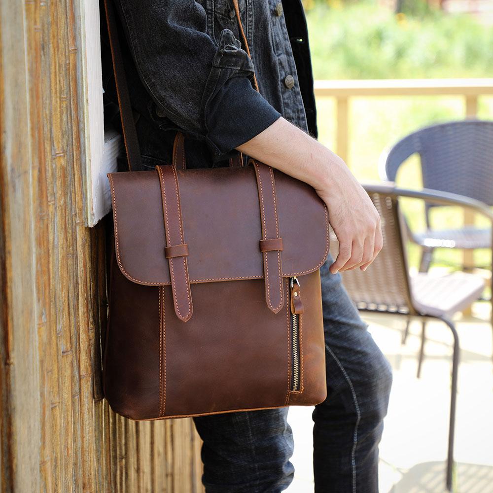 Small Leather Rucksack | ITHYA