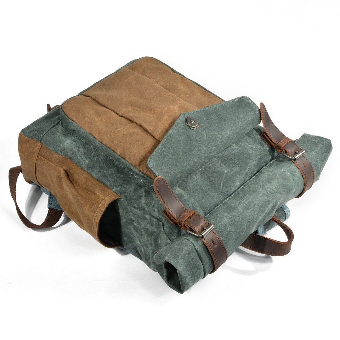 Waxed Canvas Roll Top Backpack | LUND