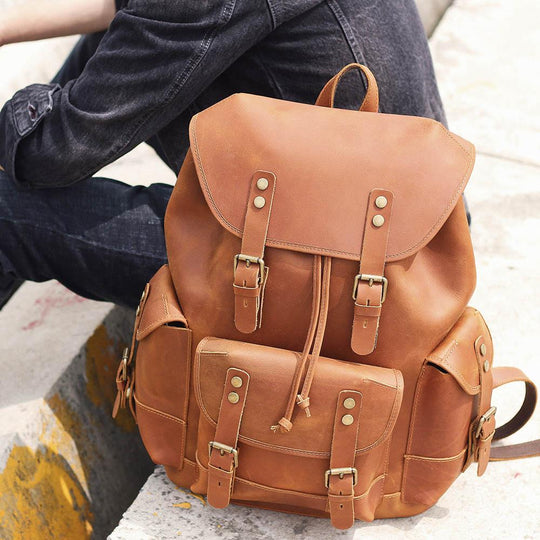 Leather Travel Backpack | WATERLOO