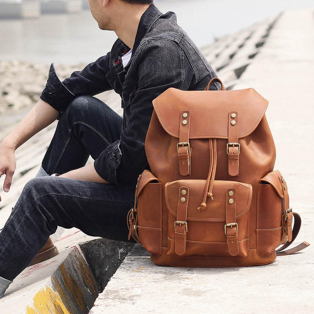 Leather Travel Backpack | WATERLOO