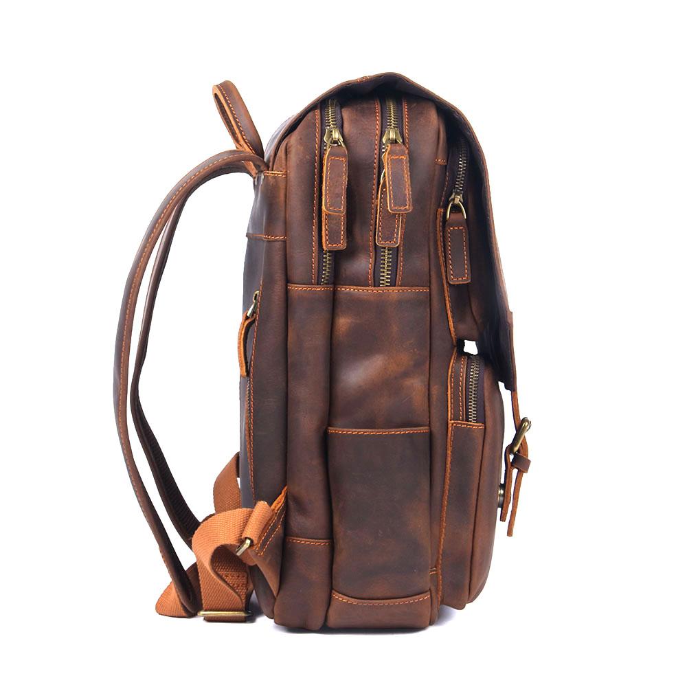 Brown Leather Rucksack | ÅRE