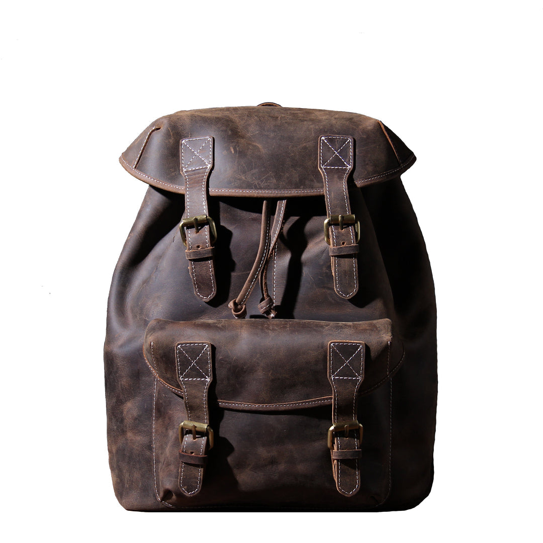 Leather Knapsack | KALINKA