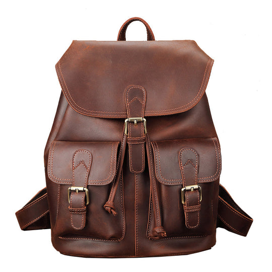 Leather Satchel Backpack | OKLA