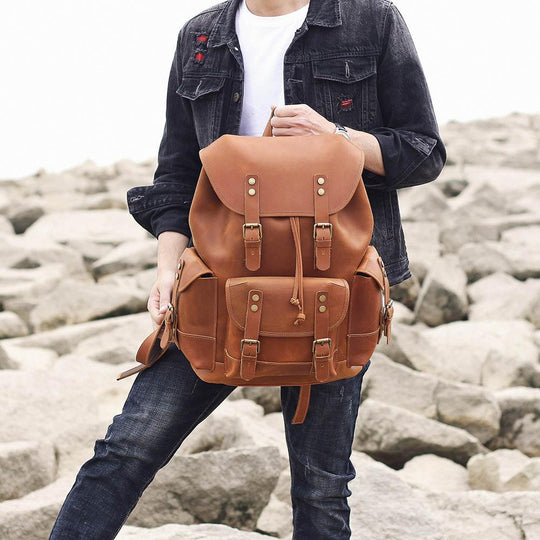 Leather Travel Backpack | WATERLOO