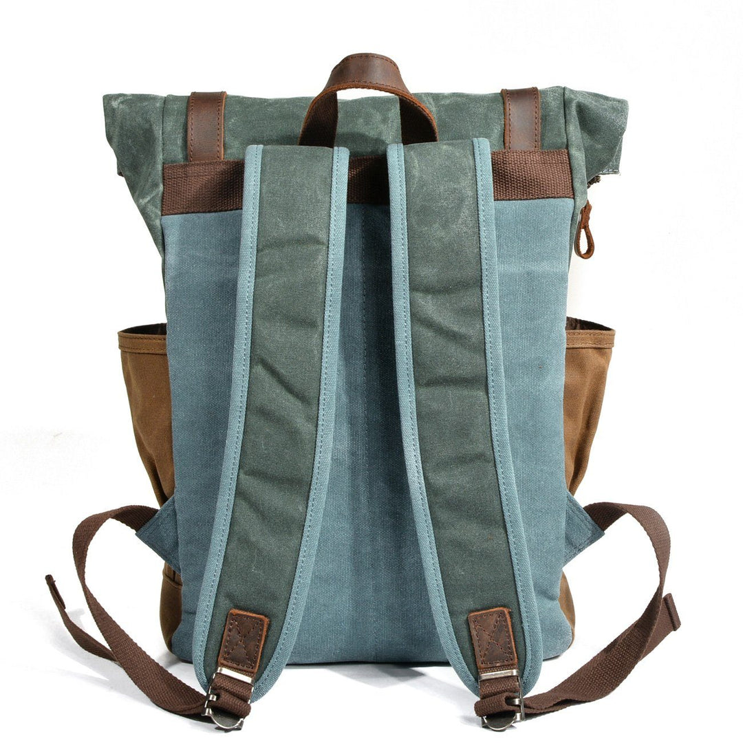 Waxed Canvas Roll Top Backpack | LUND