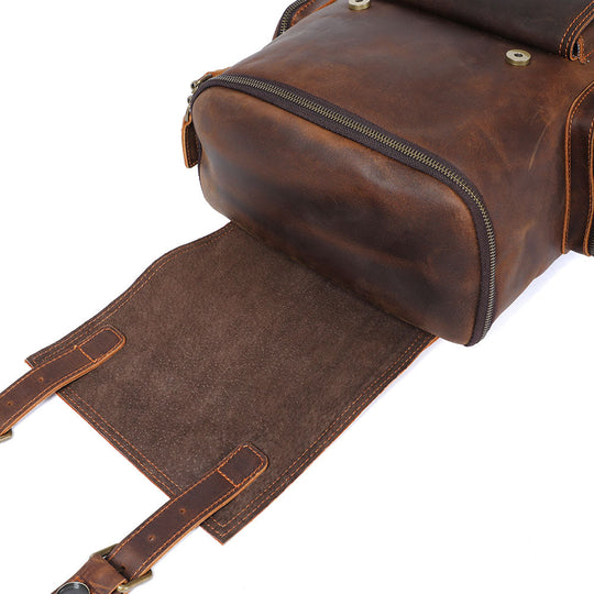 Leather Laptop Backpack | HORE