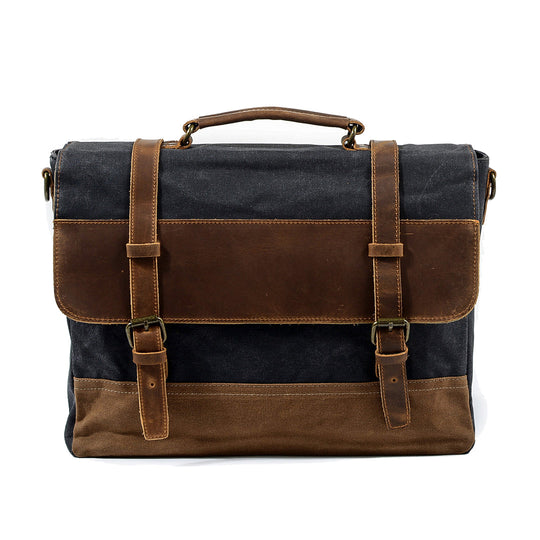 Waxed Canvas Messenger Bag | WINNIPEG