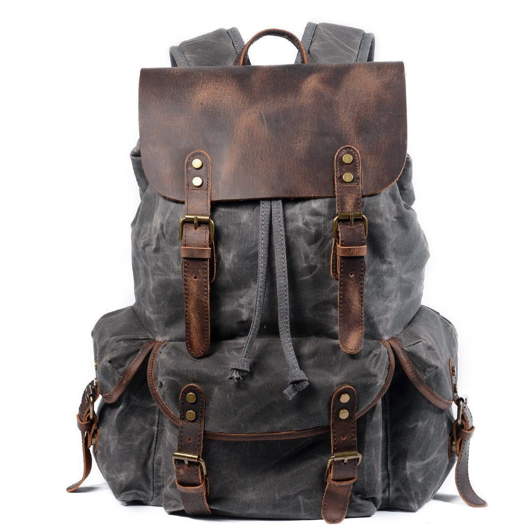 Canvas Leather Backpack | MALMÖ