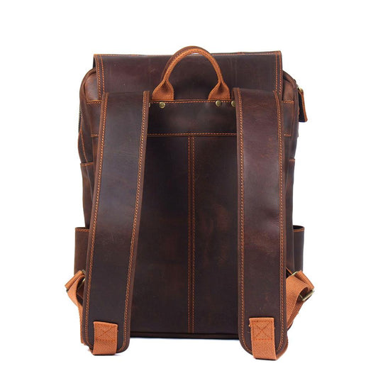 Brown Leather Rucksack | ÅRE