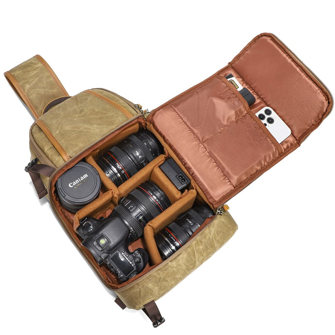 Canvas Camera Sling Bag | FUJI