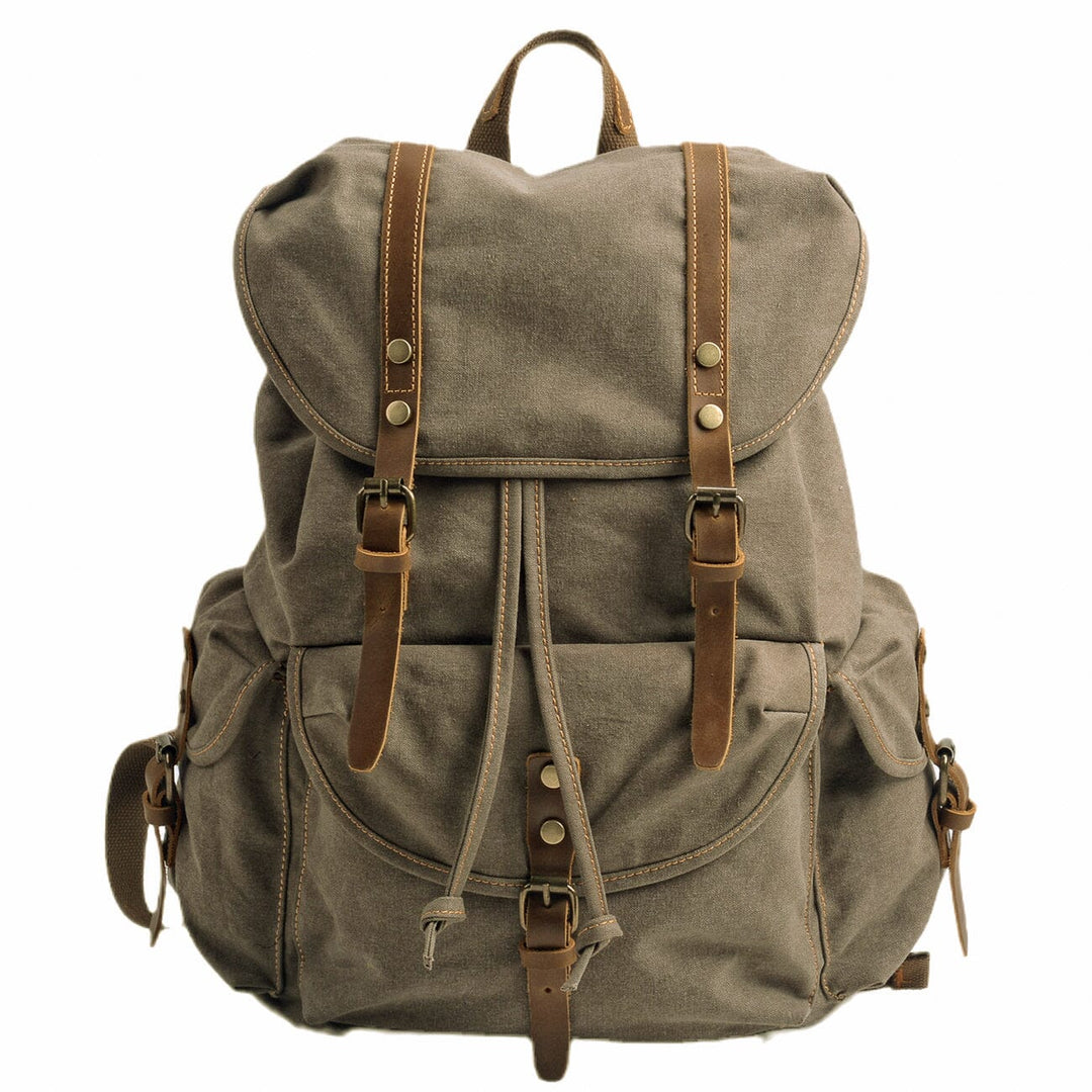 Military Canvas Backpack | MONTREAL