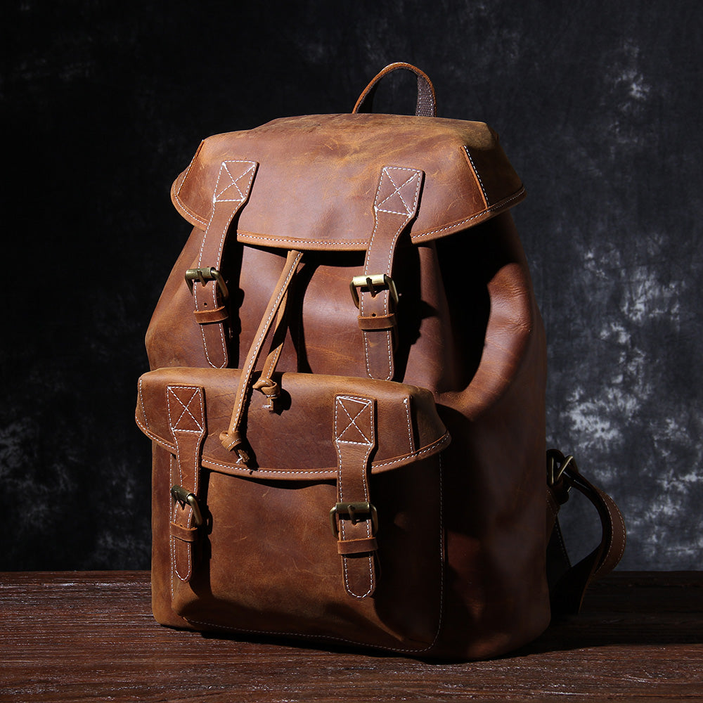 Leather Knapsack | KALINKA